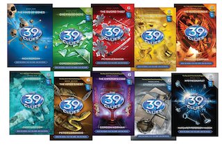 The 39 clues series covers