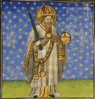 Painting of Charlemagne