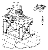 Line drawing of a milling machine - Year 9 Industrial Revolution assignment help