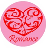Inaburra Senior Library's Romance genre label