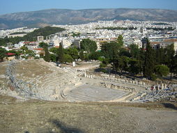 Photograph of the Theatre of Dionysus in Athens