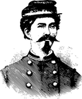 Engraving of a Confederate Soldier