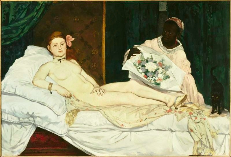 Olympia, by Manet (1863)