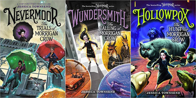 Nevermoor series covers