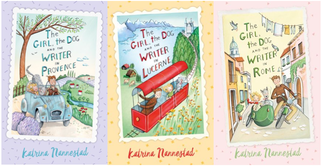 The girl, the dog series covers