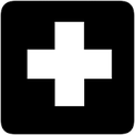 Medical cross sign - Year 8 PDHPE first aid resources