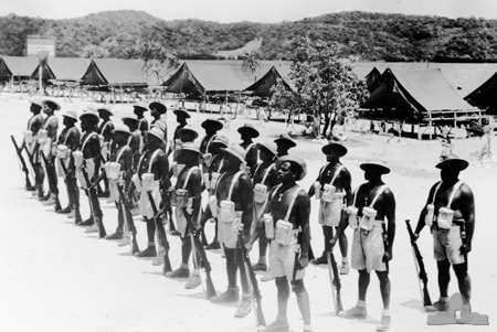 A squad of the Torres Strait Light Infantry Battalion 